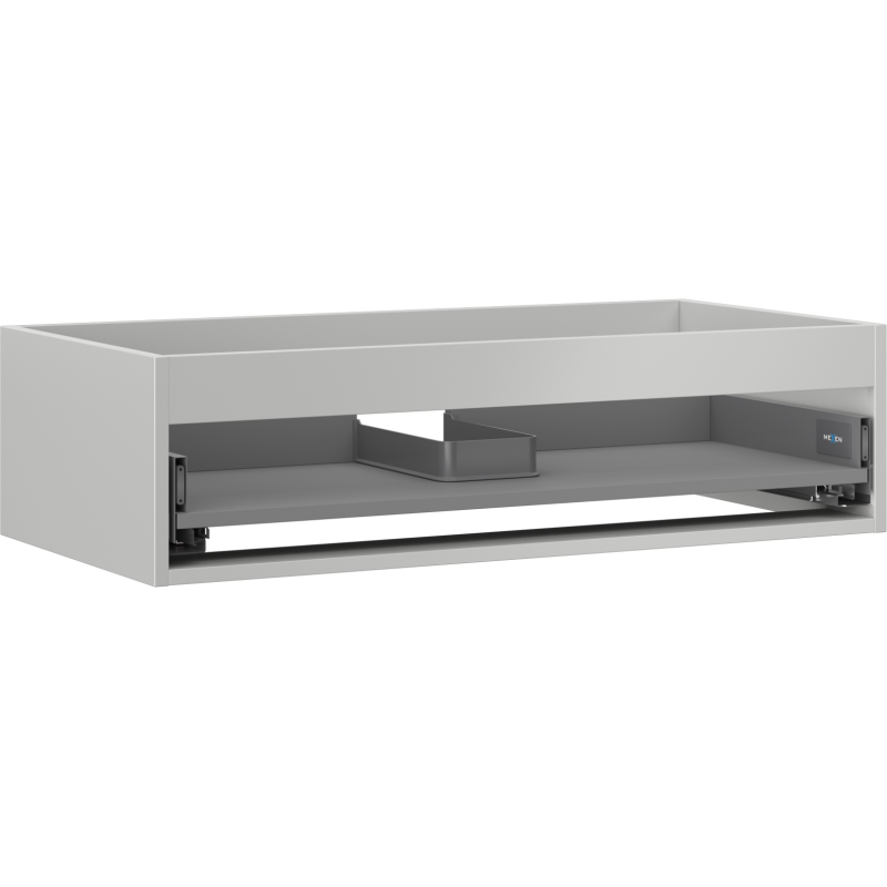 Mexen Box-A cabinet unit for washbasin 90 cm, 1 drawer, grey matte - 91AX0-0900-235-1-62