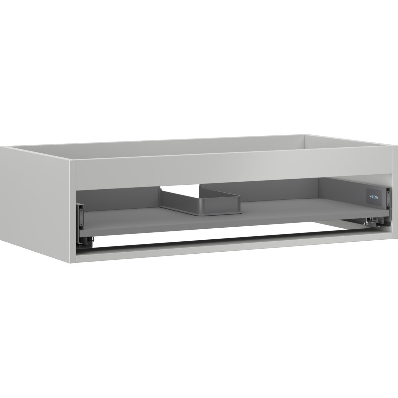 Mexen Box-A kućište ormarića ispod umivaonika 90 cm, 1 ladica, siva mat - 91AX0-0900-235-1-62