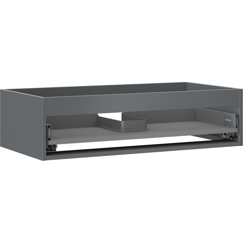 Mexen Box-A allaskaapin runko 90 cm, 1 laatikko, matta grafiitti - 91AX0-0900-235-1-66