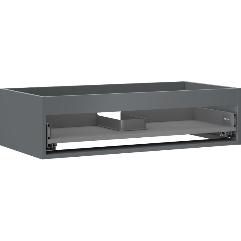 Mexen Box-A Unterschrankkorpus 90 cm, 1 Schublade, Graphit matt - 91AX0-0900-235-1-66