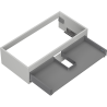 Mexen Box-A corpus wastafelonderkast 90 cm, 1 lade, grijs mat - 91AX0-0900-235-1-62