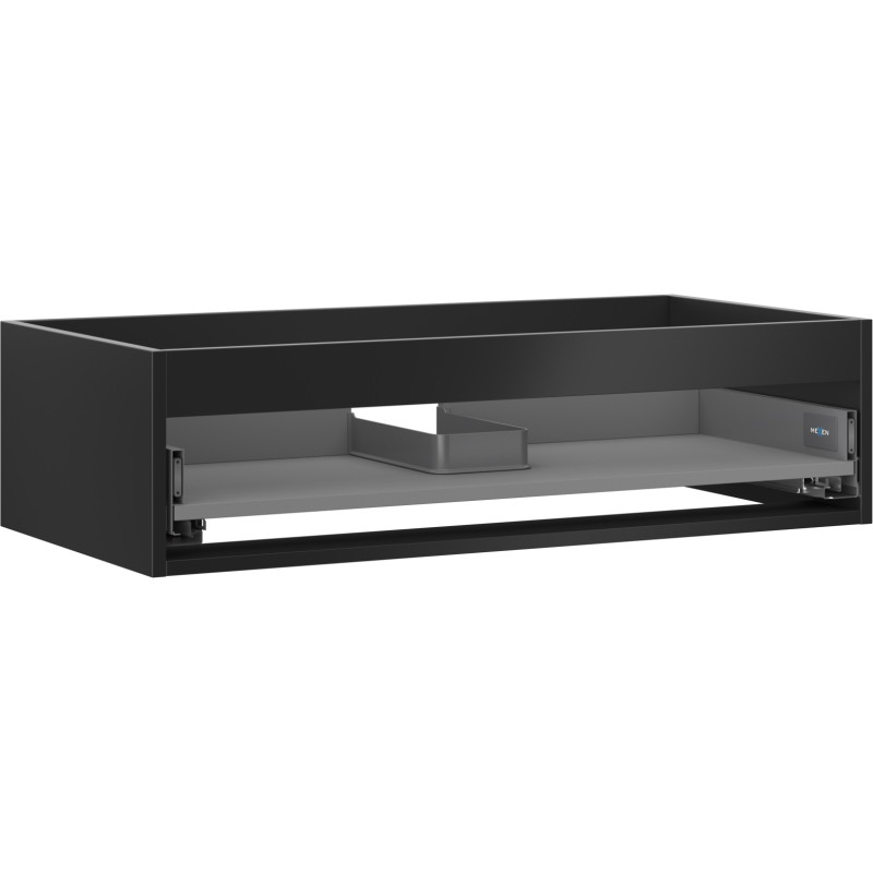 Mexen Box-A valamualuse kapi korpus 90 cm, 1 sahtel, must matt - 91AX0-0900-235-1-71