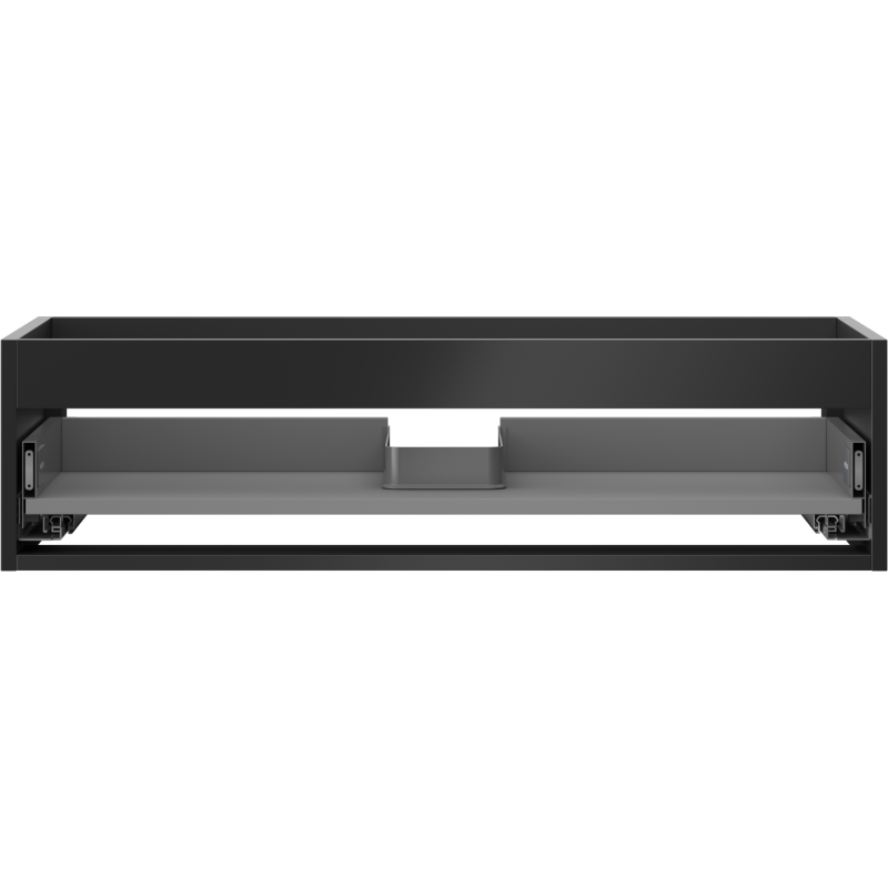 Mexen Box-A Korpus Waschtischunterschrank 90 cm, 1 Schublade, Schwarz Matt - 91AX0-0900-235-1-71