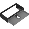 Mexen Box-A corps de meuble sous-vasque 90 cm, 1 tiroir, noir mat - 91AX0-0900-235-1-71