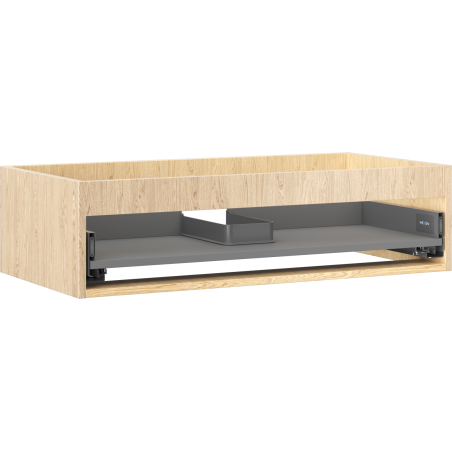 Mexen Box-A corps de meuble sous-vasque 90 cm, 1 tiroir, chêne - 91AX0-0900-235-1-81