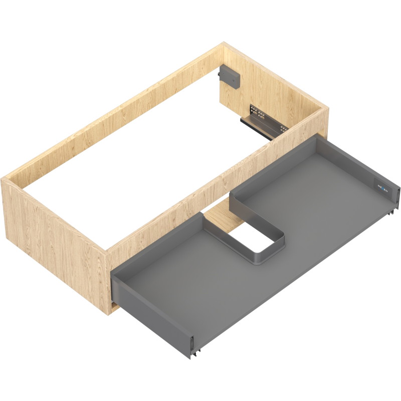 Mexen Box-A valamu aluskapi korpus 90 cm, 1 sahtel, tamm - 91AX0-0900-235-1-81