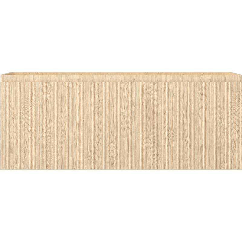 Mexen Rivel meuble de salle de bain 120 cm, 1 tiroir, rainuré, chêne - 91A20-12047-1-BF81