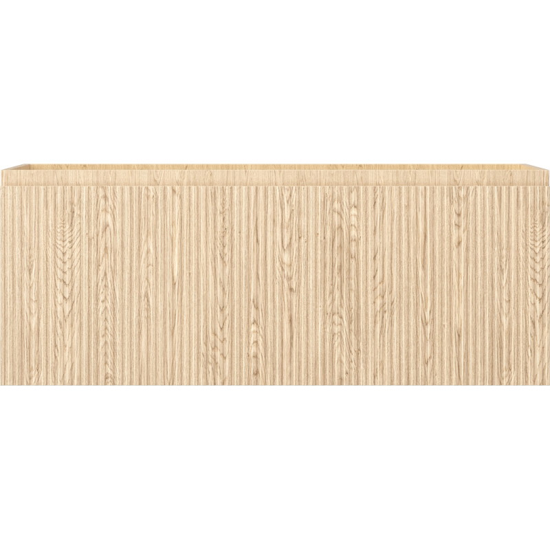Mexen Rivel szafka łazienkowa podumywalkowa 120 cm, 1 szuflada, ryflowana , dąb - 91A20-12047-1-BF81