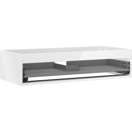Mexen Box-A corpo del mobile sotto il lavabo 100 cm, 1 cassetto, bianco lucido - 91AX0-1000-235-1-00