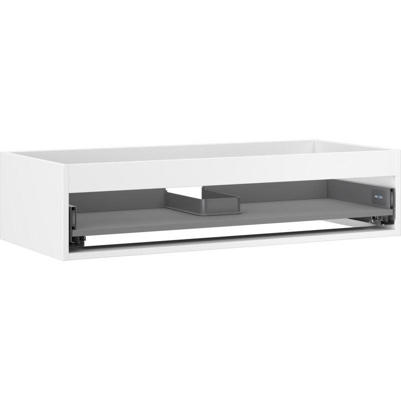 Mexen Box-A valamu aluse kapi korpus 100 cm, 1 sahtel, valge matt - 91AX0-1000-235-1-01
