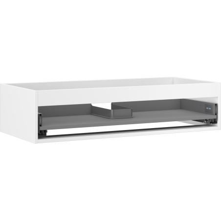 Mexen Box-A valamu aluse kapi korpus 100 cm, 1 sahtel, valge matt - 91AX0-1000-235-1-01