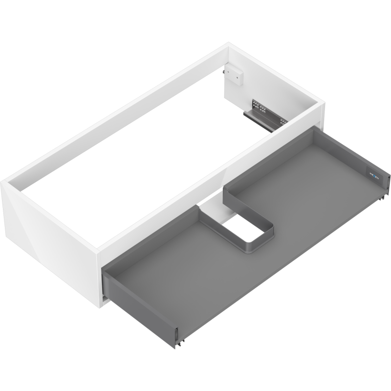 Mexen Box-A korpus szafki podumywalkowej 100 cm, 1 szuflada, biały połysk - 91AX0-1000-235-1-00