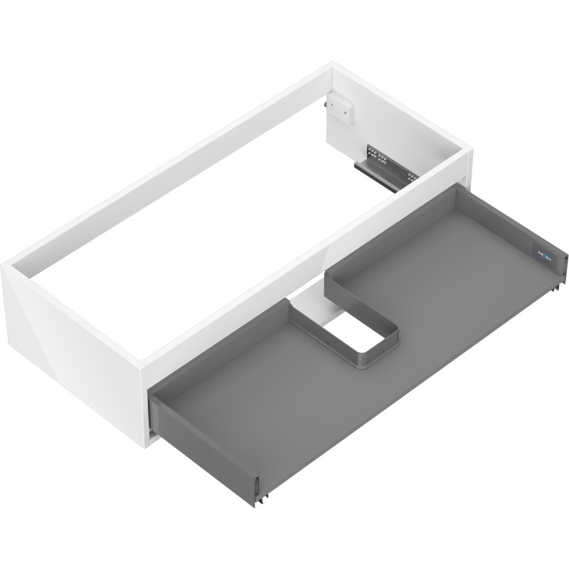 Mexen Box-A valamualuse kapi korpus 100 cm, 1 sahtel, valge läige - 91AX0-1000-235-1-00