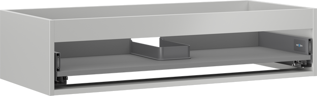 Mexen Box-A Unterschrank 100 cm, 1 Schublade, graues Matt - 91AX0-1000-235-1-62