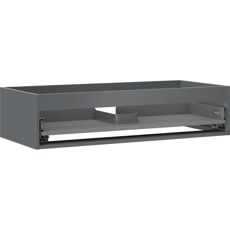 Mexen Box-A corpo do armário de lavatório 100 cm, 1 gaveta, grafite mate - 91AX0-1000-235-1-66