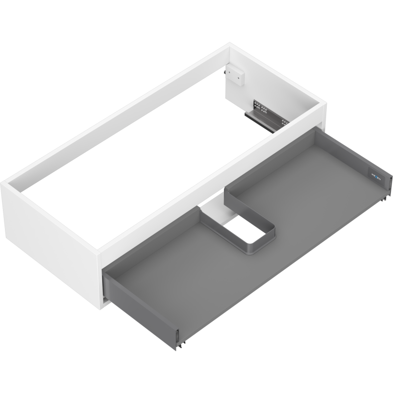 Mexen Box-A korpus szafki podumywalkowej 100 cm, 1 szuflada, biały mat - 91AX0-1000-235-1-01