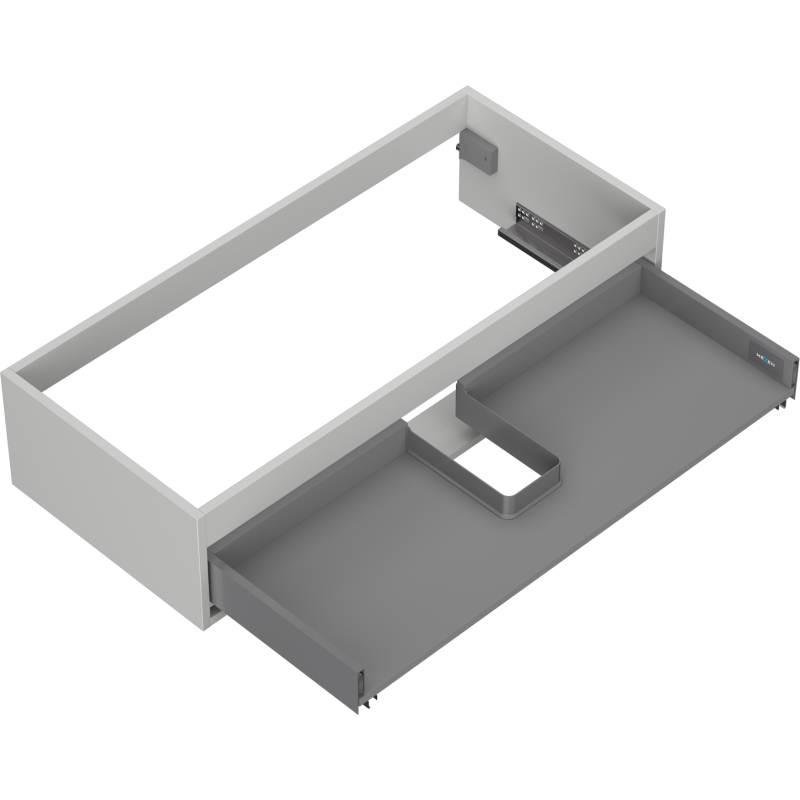 Mexen Box-A onderkast 100 cm, 1 lade, grijs mat - 91AX0-1000-235-1-62
