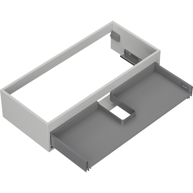 Mexen Box-A valamukapiikorpus 100 cm, 1 sahtel, hall matt - 91AX0-1000-235-1-62