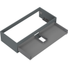 Mexen Box-A Korpus des Waschtischunterschranks 100 cm, 1 Schublade, Graphit Matt - 91AX0-1000-235-1-66