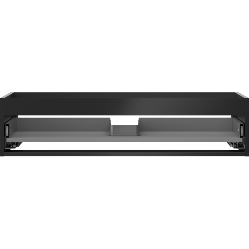 Mexen Box-A corps de meuble-lavabo 100 cm, 1 tiroir, noir mat - 91AX0-1000-235-1-71