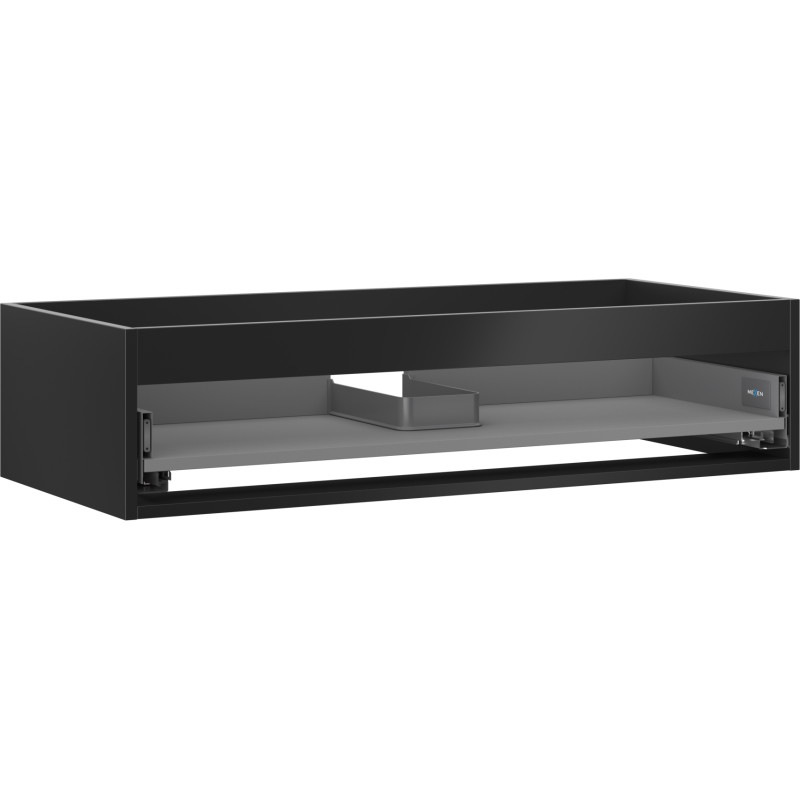 Mexen Box-A ormar za umivaonik 100 cm, 1 ladica, crna mat - 91AX0-1000-235-1-71