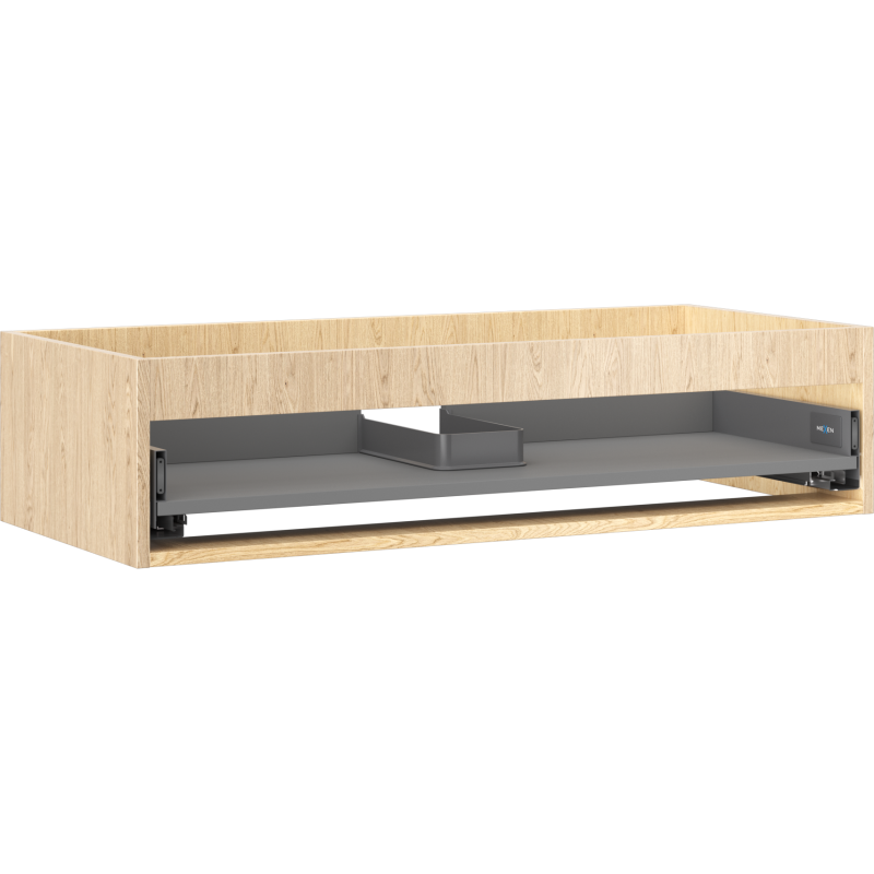 Mexen Box-A cuerpo de gabinete bajo lavabo 100 cm, 1 cajón, roble - 91AX0-1000-235-1-81