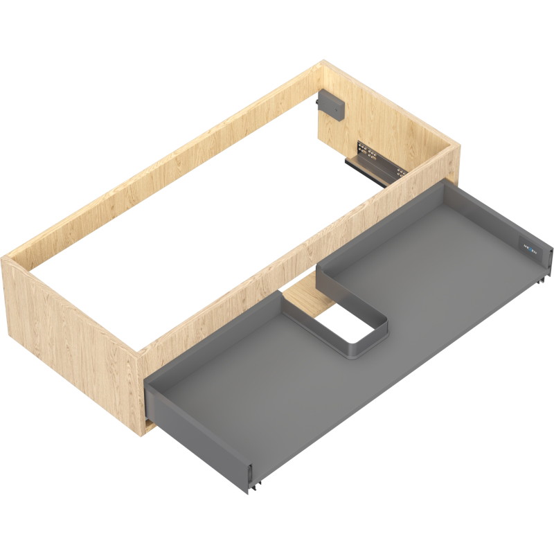 Mexen Box-A base cabinet for washbasin 100 cm, 1 drawer, oak - 91AX0-1000-235-1-81