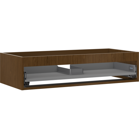 Mexen Box-A corpo de armário de lavatório 100 cm, 1 gaveta, nogueira - 91AX0-1000-235-1-86
