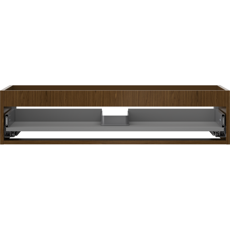 Mexen Box-A Korpus des Waschtischunterschranks 100 cm, 1 Schublade, Nussbaum - 91AX0-1000-235-1-86