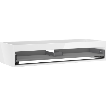 Mexen Box-A korpus szafki podumywalkowej 120 cm, 1 szuflada, biały połysk - 91AX0-1200-235-1-00