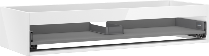 Mexen Box-A σώμα ντουλαπιού κάτω από νιπτήρα 120 cm, 1 συρτάρι, λευκή
