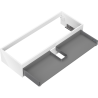 Mexen Box-A corps de meuble sous vasque 120 cm, 1 tiroir, blanc brillant - 91AX0-1200-235-1-00