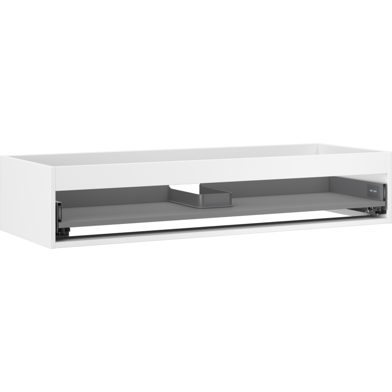 Mexen Box-A Korpus des Waschtischunterschranks 120 cm, 1 Schublade, weiß matt - 91AX0-1200-235-1-01