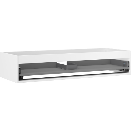 Mexen Box-A cuerpo del mueble de baño 120 cm, 1 cajón, blanco mate - 91AX0-1200-235-1-01