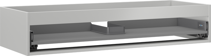 Mexen Box-A 120 cm pesuallaskaapin runko, 1 laatikko, harmaa matta - 91AX0-1200-235-1-62