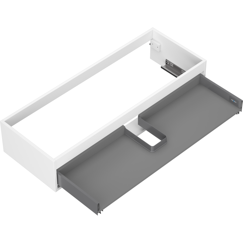 Mexen Box-A korpus szafki podumywalkowej 120 cm, 1 szuflada, biały mat - 91AX0-1200-235-1-01