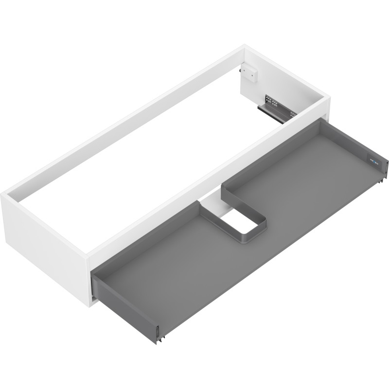 Mexen Box-A valamualuse kapi korpus 120 cm, 1 sahtel, valge matt - 91AX0-1200-235-1-01