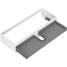 Mexen Box-A valamualuse kapi korpus 120 cm, 1 sahtel, valge matt - 91AX0-1200-235-1-01
