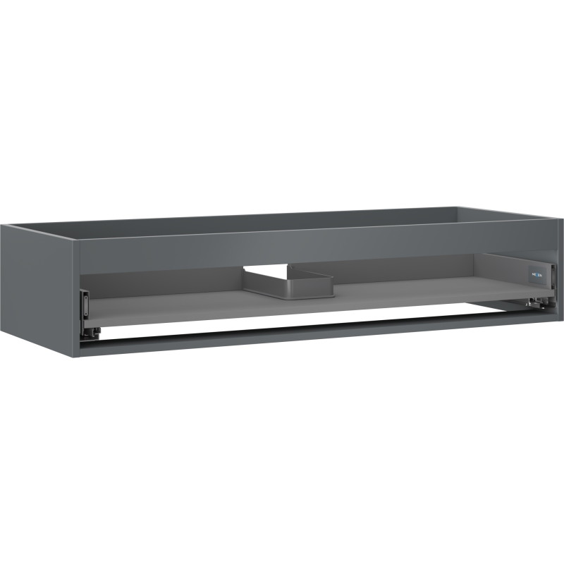 Mexen Box-A valamualuse kapi korpus 120 cm, 1 sahtel, matt grafiit - 91AX0-1200-235-1-66