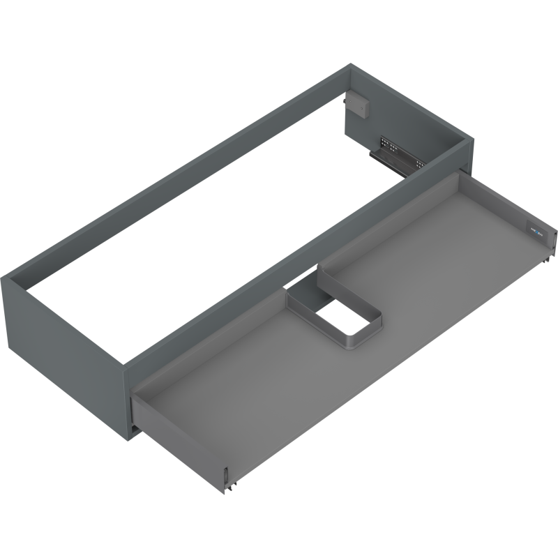 Mexen Box-A Cabinet Unit for Sink 120 cm, 1 Drawer, Matt Graphite - 91AX0-1200-235-1-66