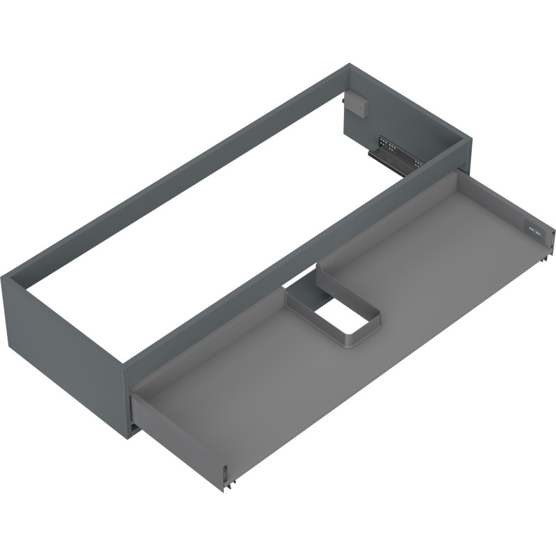 Mexen Box-A valamualuse kapi korpus 120 cm, 1 sahtel, matt grafiit - 91AX0-1200-235-1-66