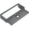 Mexen Box-A kastromp voor wastafelonderkast 120 cm, 1 lade, mat grafiet - 91AX0-1200-235-1-66