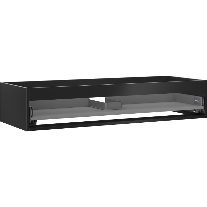 Mexen Box-A korpus ormarića ispod umivaonika 120 cm, 1 ladica, crna mat - 91AX0-1200-235-1-71