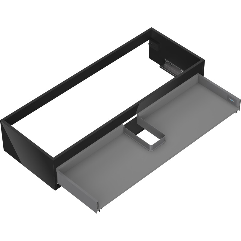 Mexen Box-A valamualuse kapi korpus 120 cm, 1 sahtel, must läige - 91AX0-1200-235-1-70