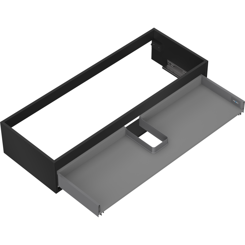 Mexen Box-A Korpus vum Ënnerbau-Schränk 120 cm, 1 Schublad, schwaarz mat - 91AX0-1200-235-1-71