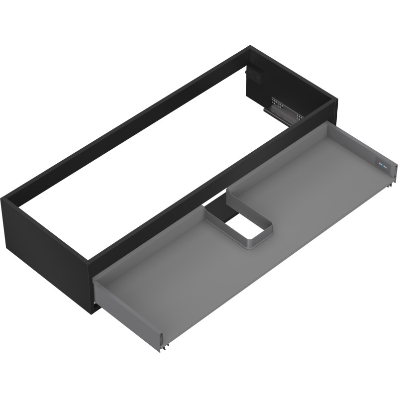 Mexen Box-A valamualuse kapi karkass 120 cm, 1 sahtel, must matt - 91AX0-1200-235-1-71