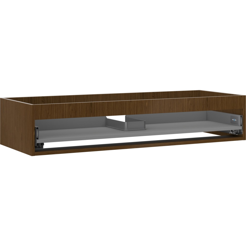 Mexen Box-A valamualuse kapi korpus 120 cm, 1 sahtel, pähkel - 91AX0-1200-235-1-86