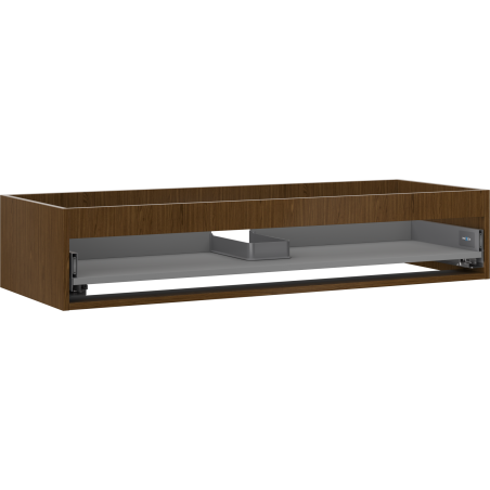 Mexen Box-A cabinet body for washbasin 120 cm, 1 drawer, walnut - 91AX0-1200-235-1-86