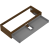 Mexen Box-A corpo del mobile sottolavabo 120 cm, 1 cassetto, noce - 91AX0-1200-235-1-86