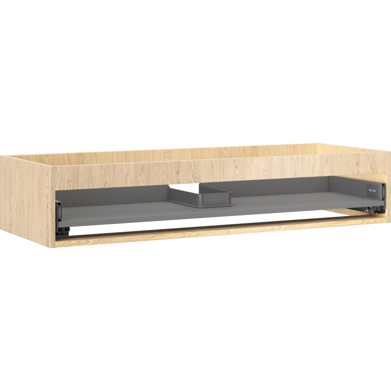 Mexen Box-A corpo do armário de lavatório 120 cm, 1 gaveta, carvalho - 91AX0-1200-235-1-81